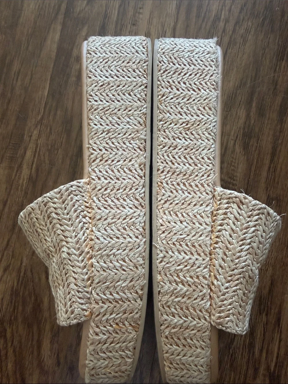 American Eagle Outfitters Braided Slide Sandals in Tan